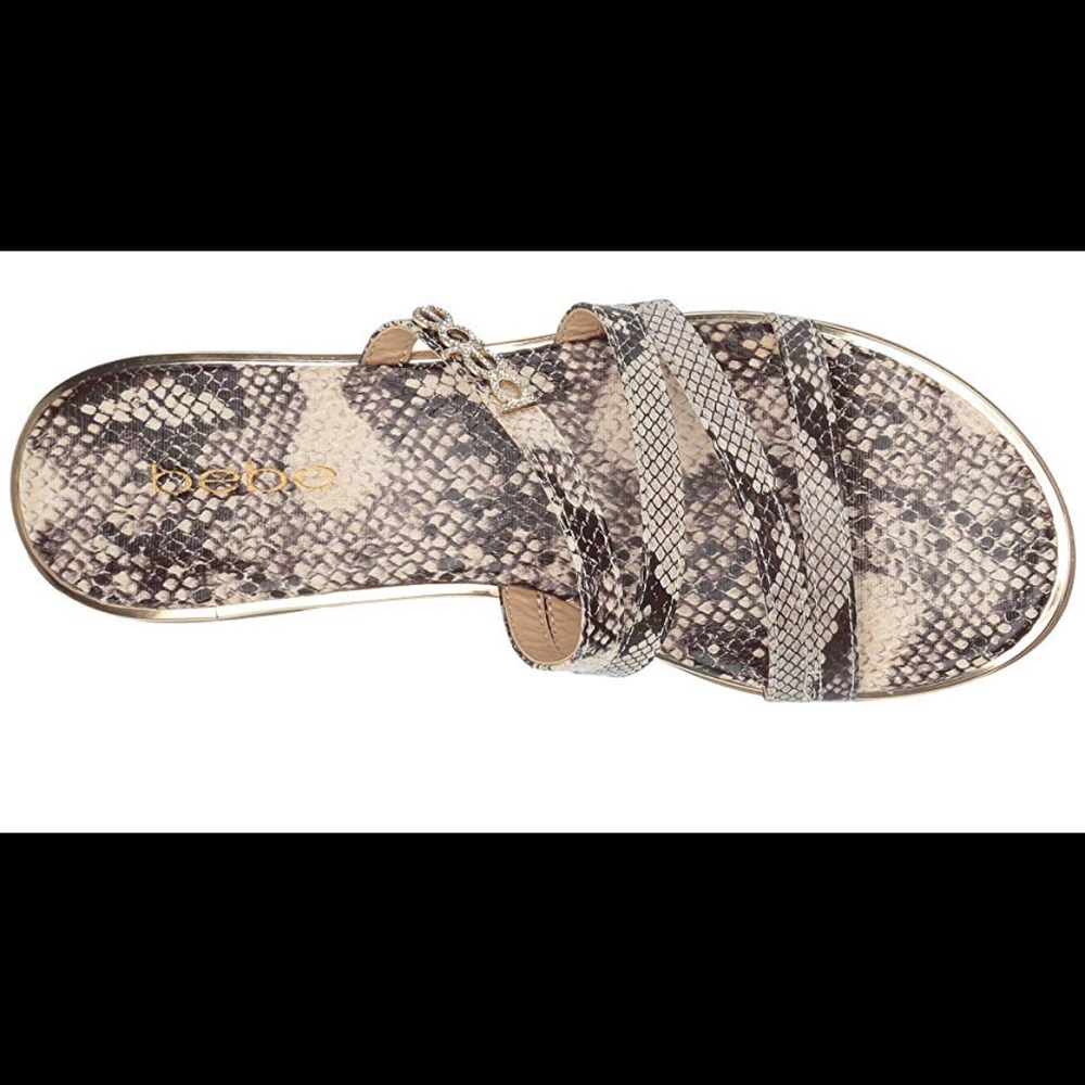 Bebe sandals with bling